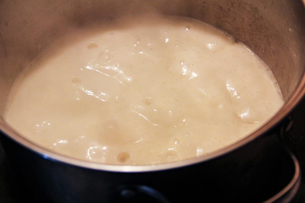 Boiling Milk Mixture