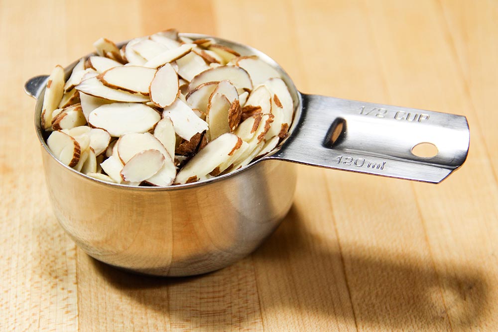 Half Cup Slivered Almonds