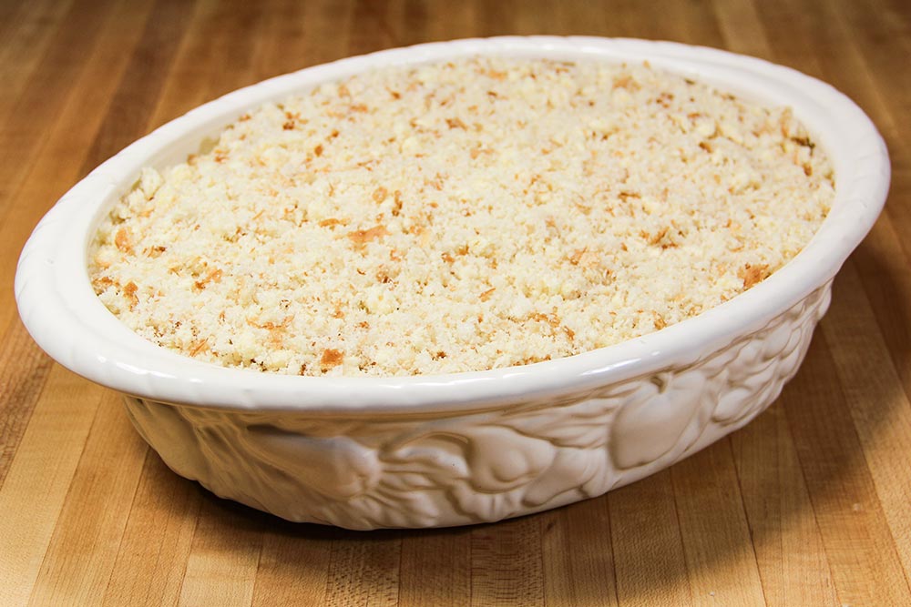 Pasta Covered With Breadcrumbs