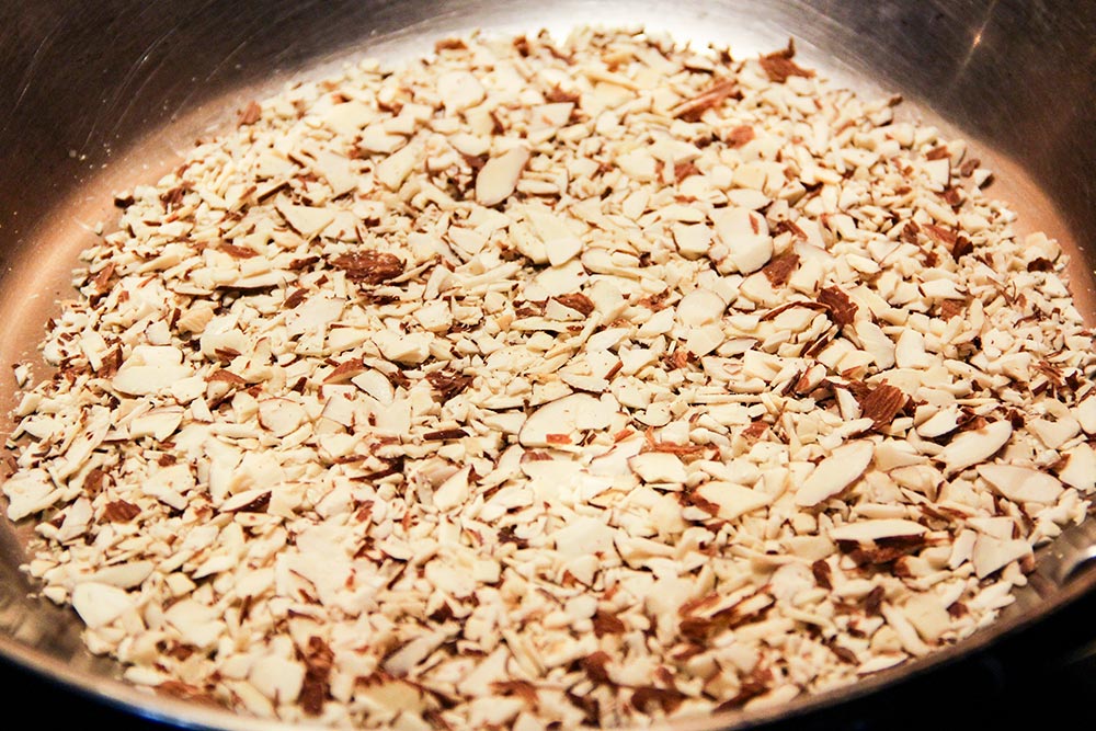 Roasting Almonds in Skillet
