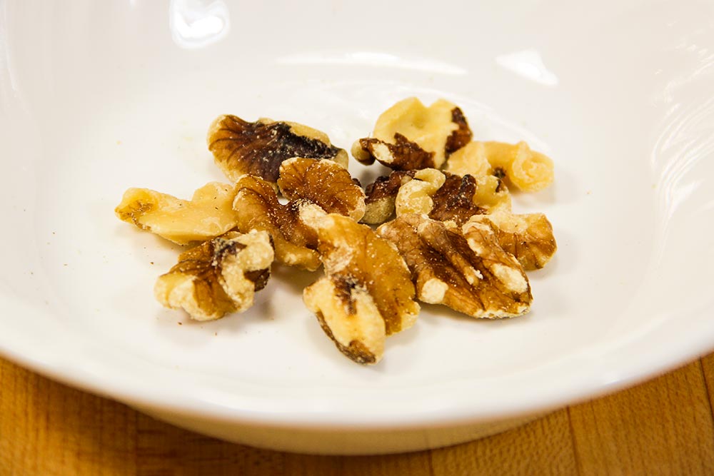 Shelled Walnuts in Bowl