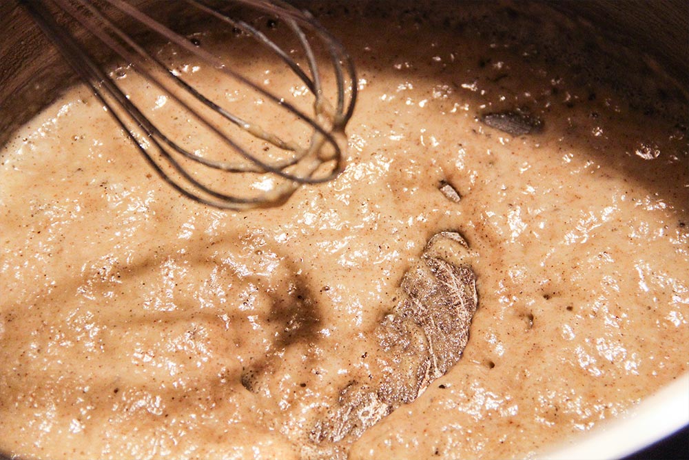 Stirring Ingredients Into Butter