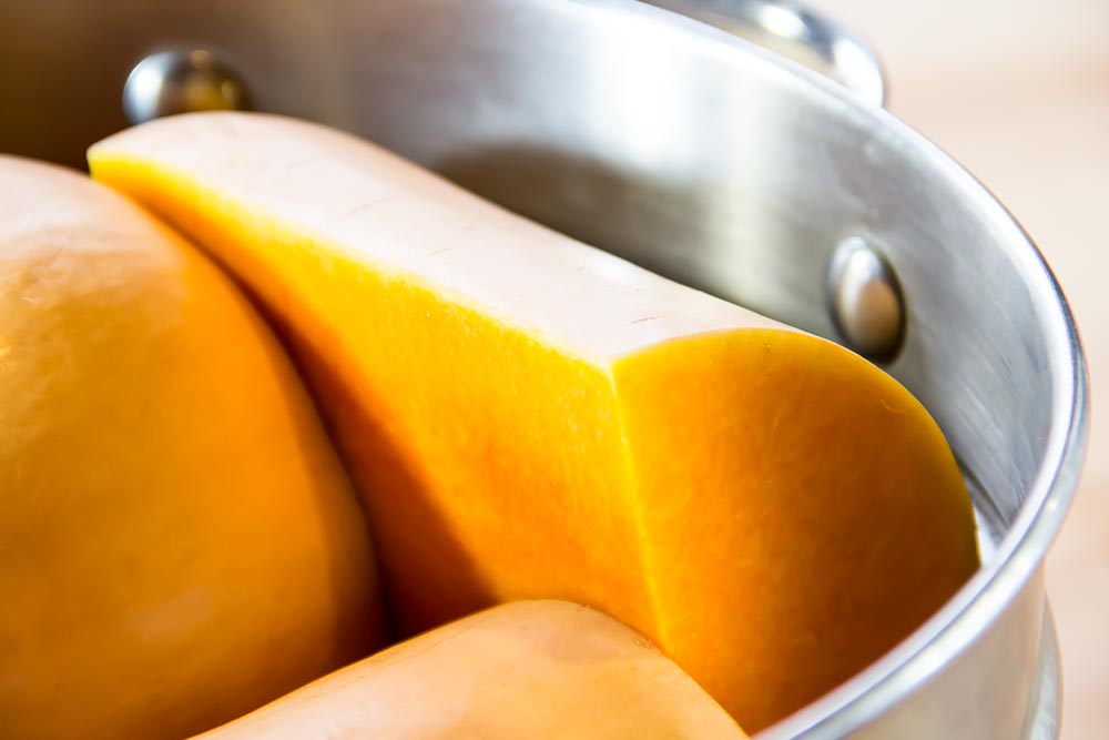 Butternut Squash in Steamer