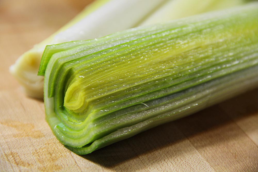 Cleaned Leeks