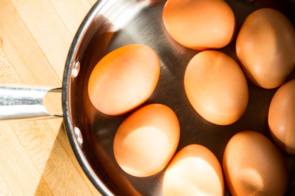 Eggs in Saucepan