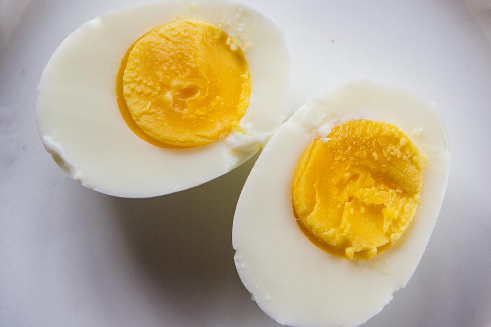 Hard Boiled Egg Halves