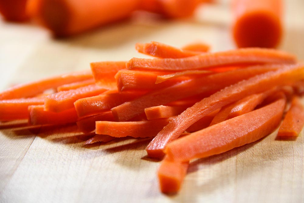 Julienne Carrots