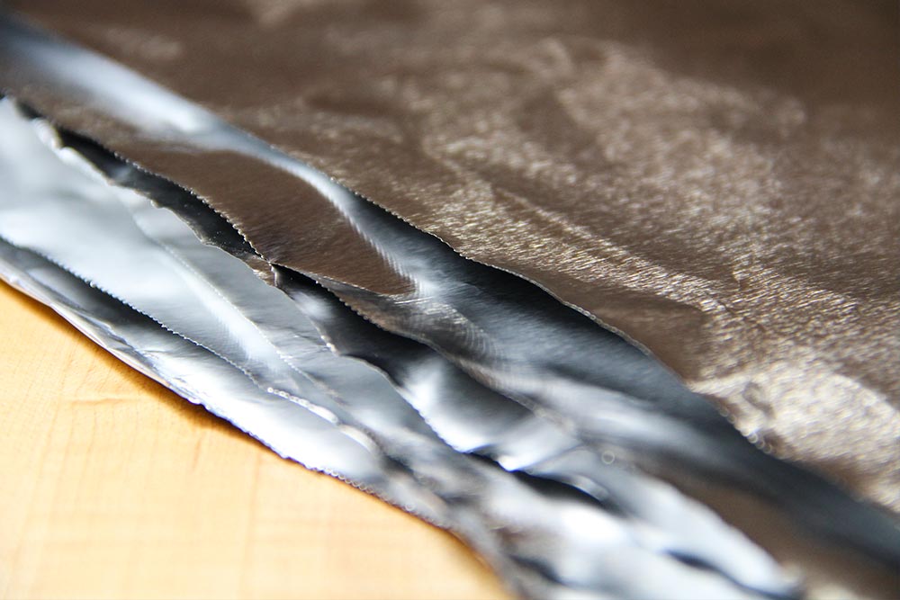 Pieces of Aluminum Foil