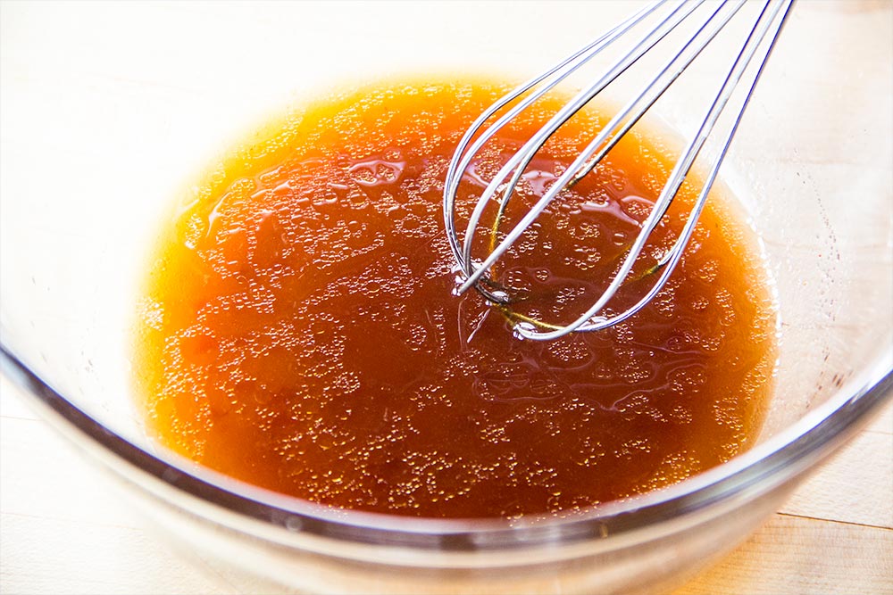 Whisking Stir-Fry Sauce