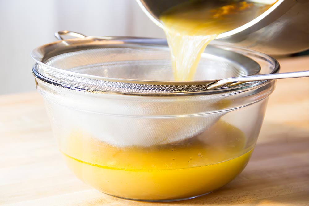 Straining Squash Liquid