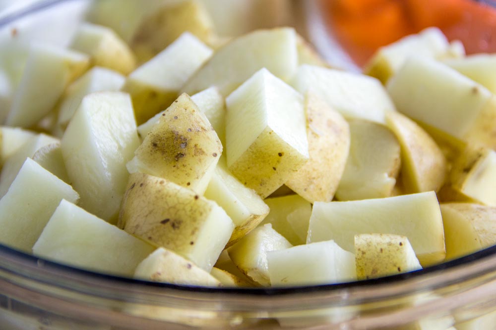 Chopped Potatoes