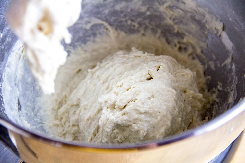 Mixing Dough