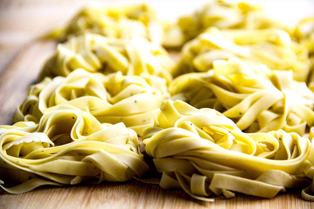 Nests of Fresh Pasta