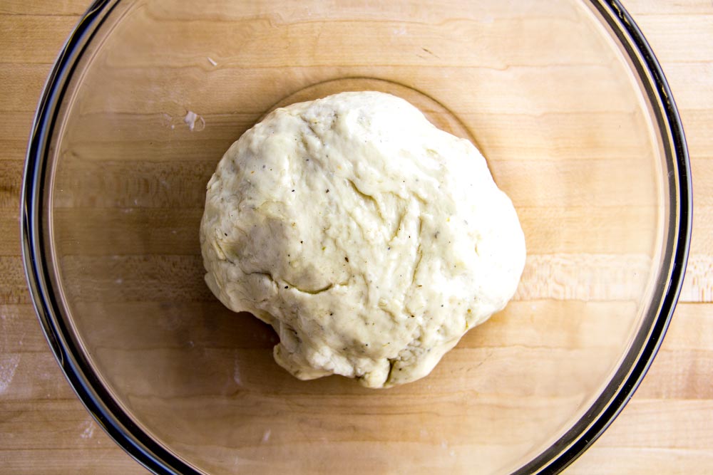 Oiled Pizza Dough Bowl