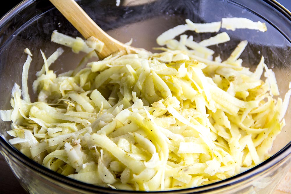 Stirred Shredded Potatoes