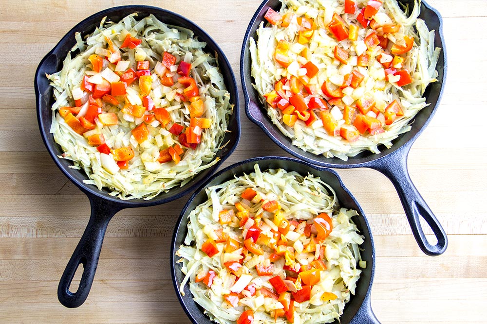 Three Cast Iron Skillets