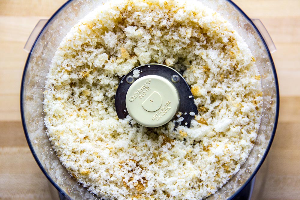 Breadcrumbs in Food Processor