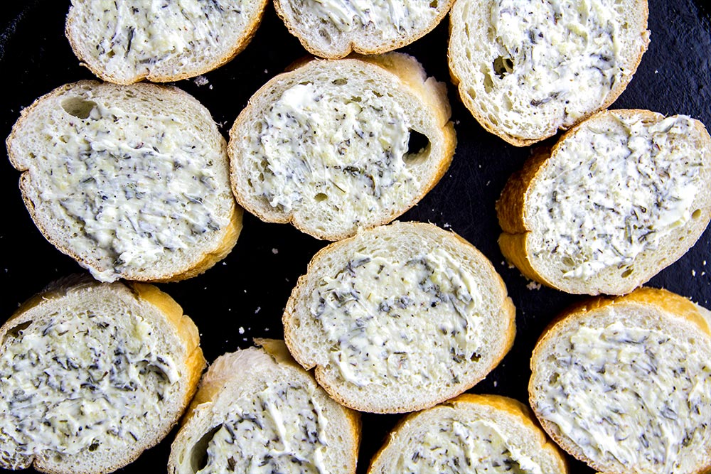 Buttered French Bread