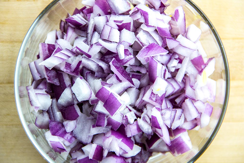 Chopped Red Onions