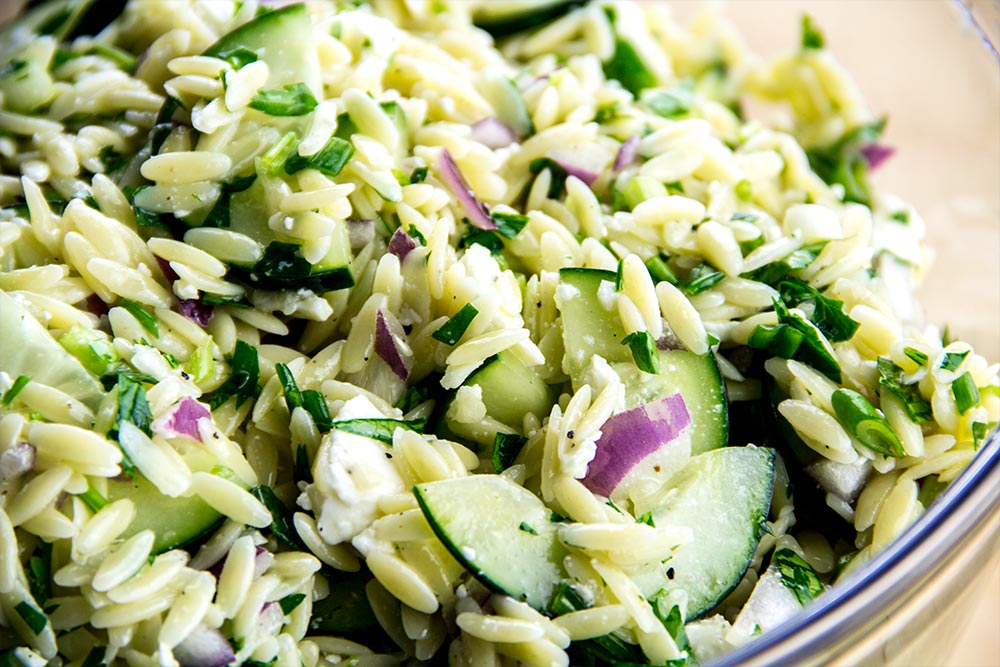 Cucumber, Parsley & Orzo Salad