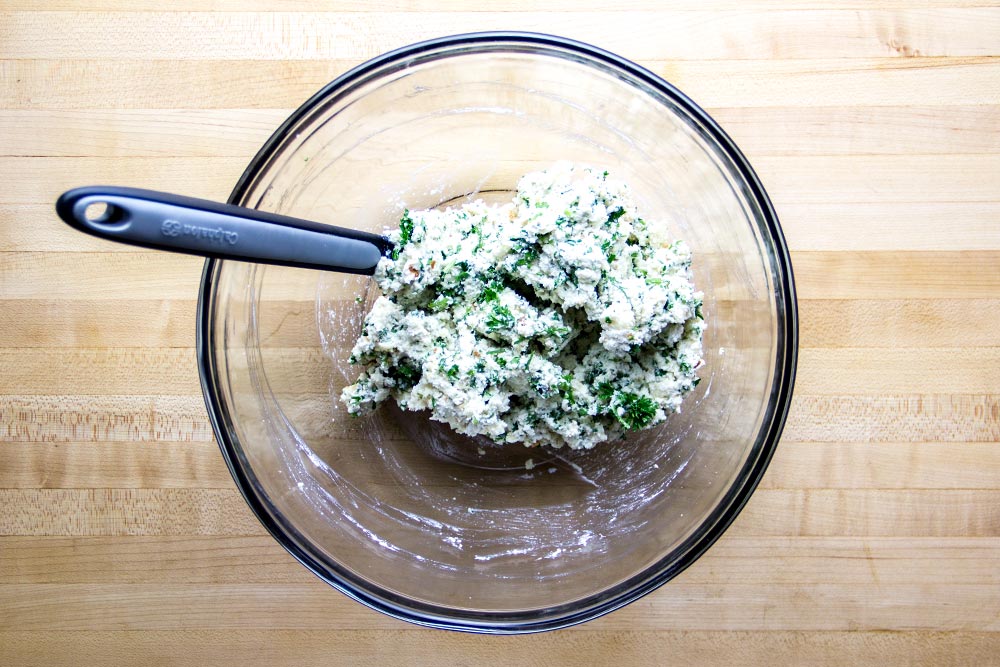 Mixed Eggplant Involtini Filling Ingredients