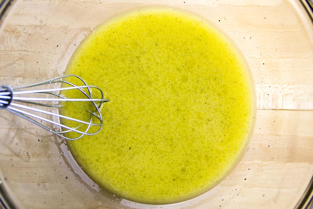 Whisking Vinaigrette