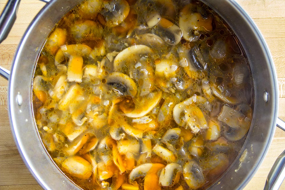 Cooked Mushroom Soup