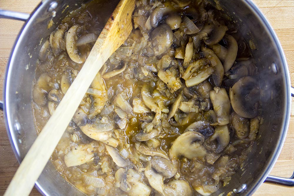 Cooked Mushroom & Onion