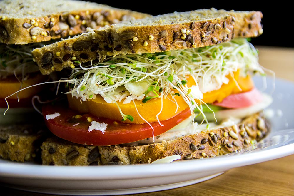 Sweet Potato & Avocado Sandwich