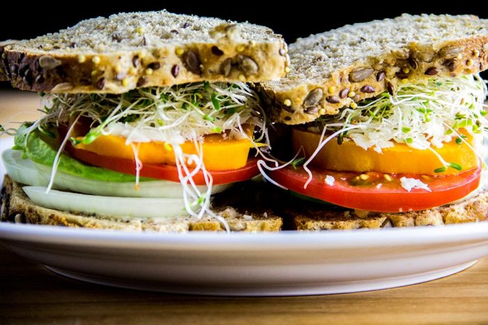 Tahini with Poppy Seed, Sweet Potato & Avocado Sandwich Recipe