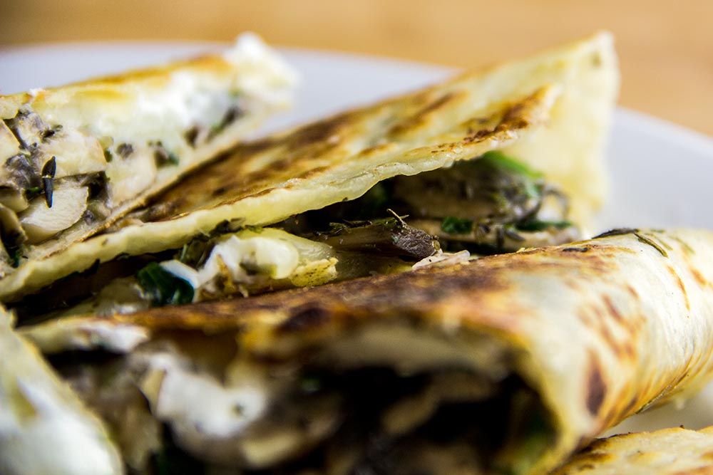 Mushroom Tortillas