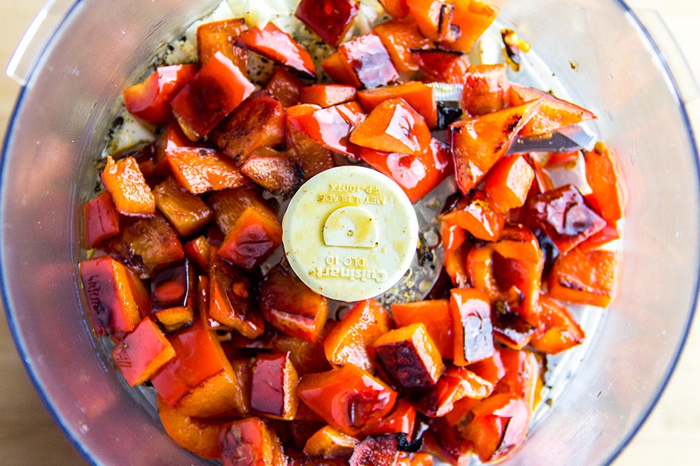 Roasted Red Bell Pepper Spread Ingredients