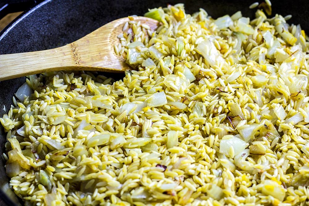 Adding Dry Orzo to Recipe