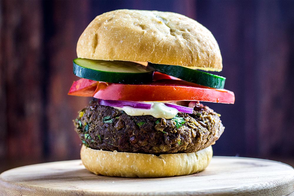 Armenian Lentil & Clove Veggie Burger Recipe