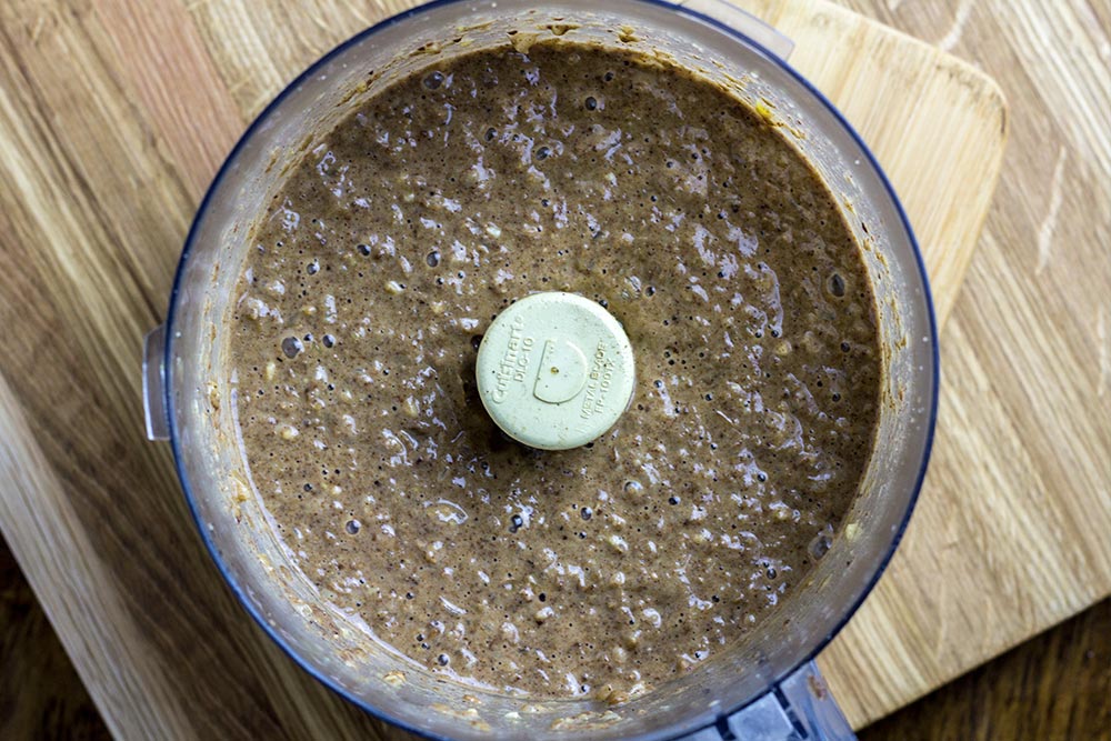 Processing Lentils & Cooked Onion