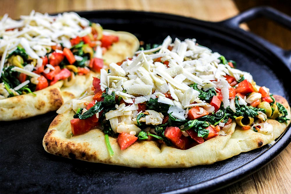 Adding Parmesan Cheese to Bread