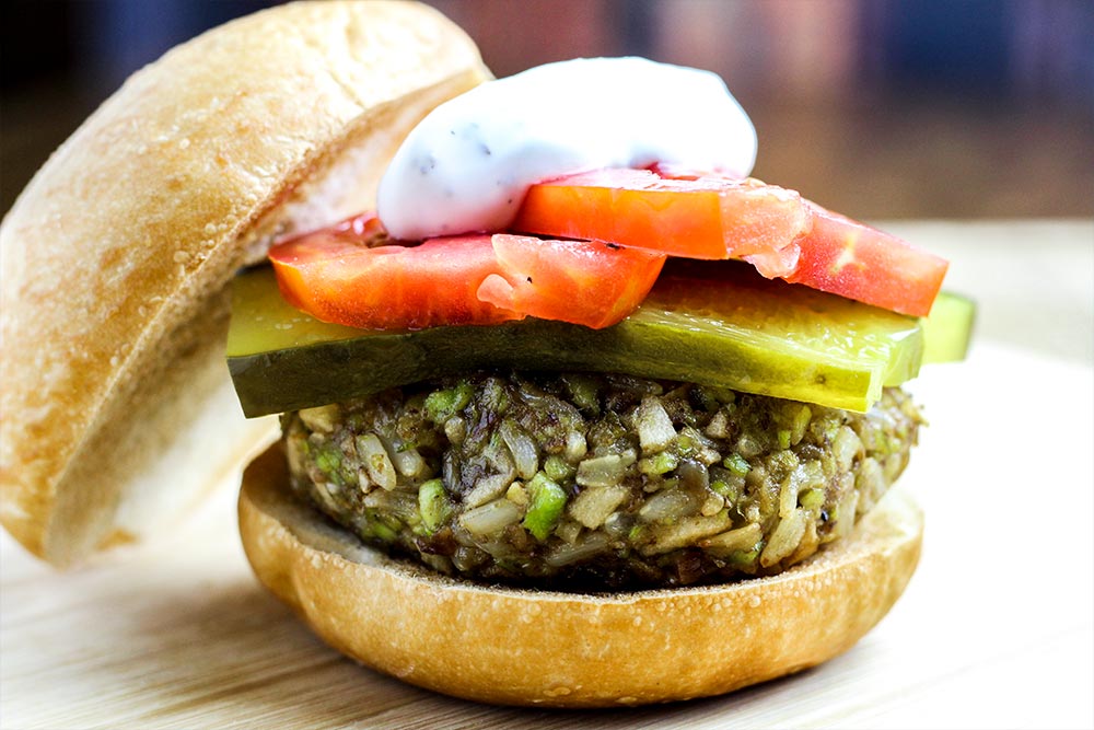 Apple Veggie Burger