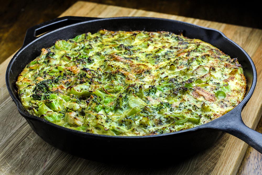 Broccoli & Pasta Frittata