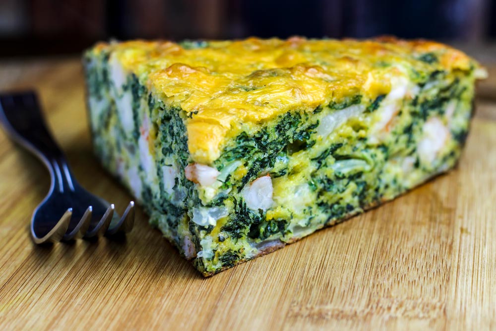 Cornbread with Shrimp & Cheddar