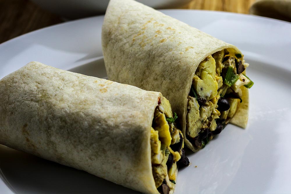 Egg & Bean Burritos