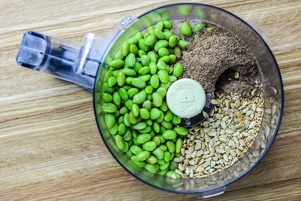 Ingredients in Food Processor