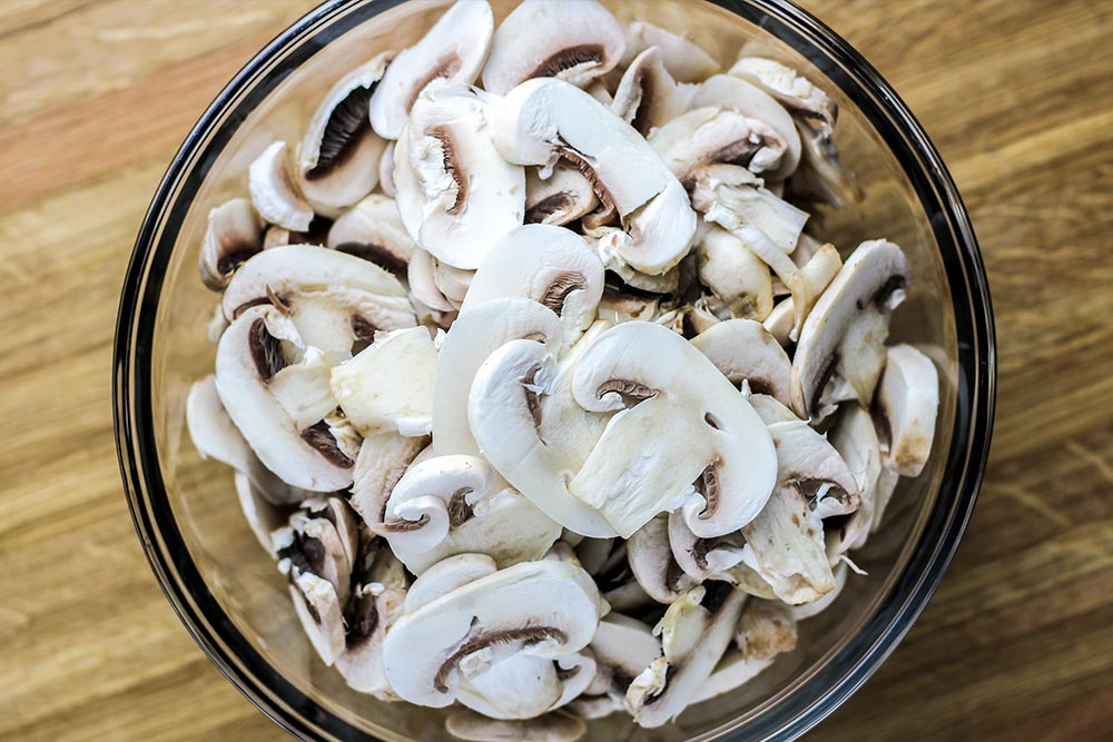 Sliced Mushrooms