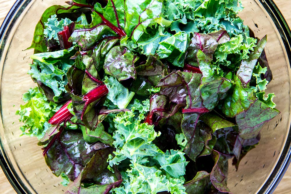 Chopped Kale & Swiss Chard