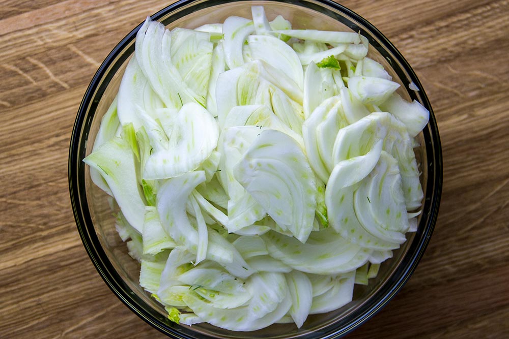 Sliced Fennel Bulbs
