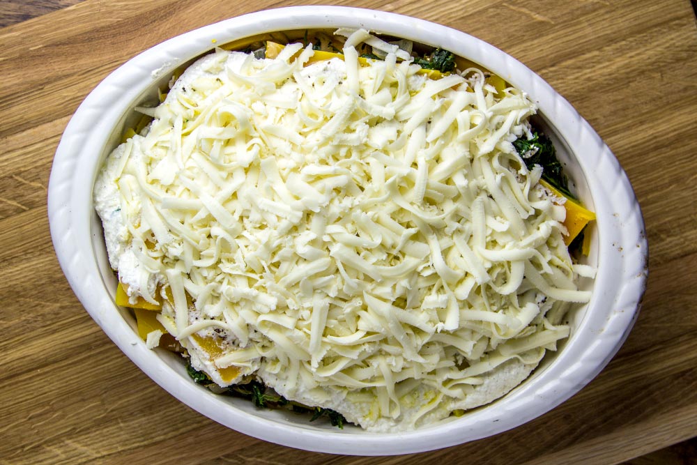 Uncooked Vegetarian Lasagna