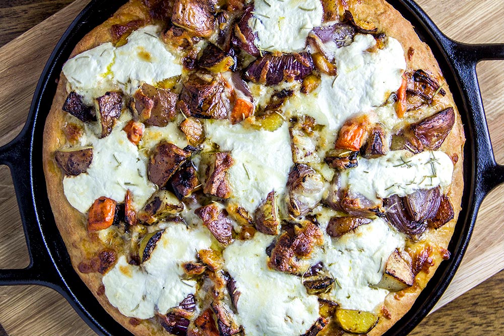 Baked Vegetarian Pizza