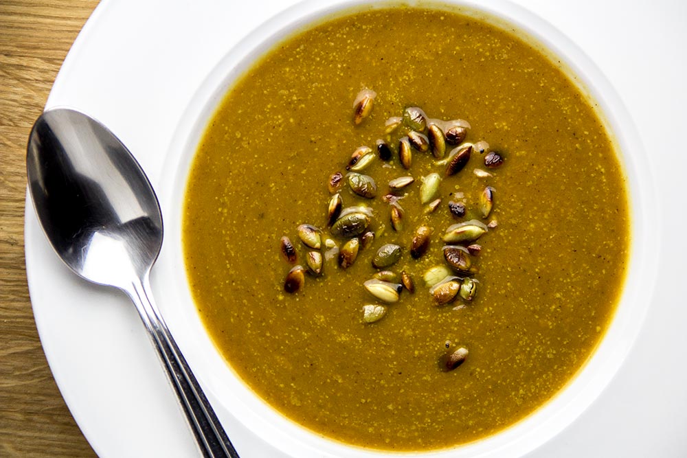 Coconut Curry Pumpkin Soup Recipe by Delish