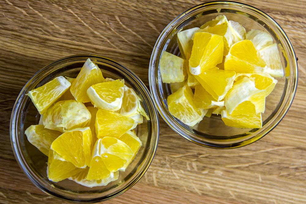 Peeled Orange Segments