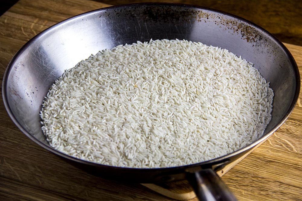 Toasting Basmati Rice