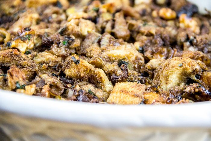 Holiday Apple & Walnut Stuffing Recipe